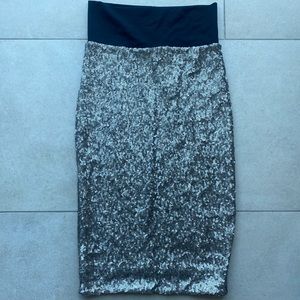 BeBe Sequin Midi skirt XS